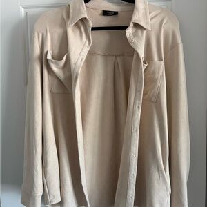 Vici Beige Long Sleeve Shirt